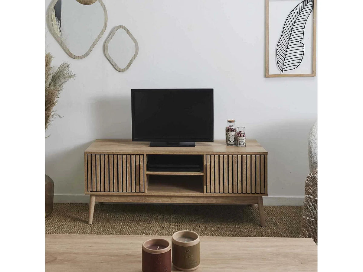 Meuble TV en Bois Marron - THE HOME DECO FACTORY vue 6